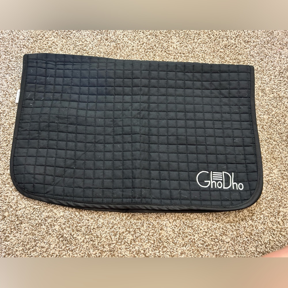 Ghodo saddle pad black